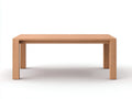 Mesa de comedor de roble 180×85×75 cm – roble natural – patas inclinadas para cocina